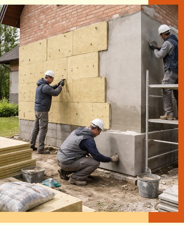 Утепление частного дома в Обнинске под ключ от 7613 руб/м2 — недорого | ТепломастерБнн