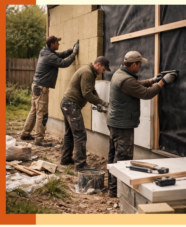 Утепление дачного дома под ключ в Обнинске