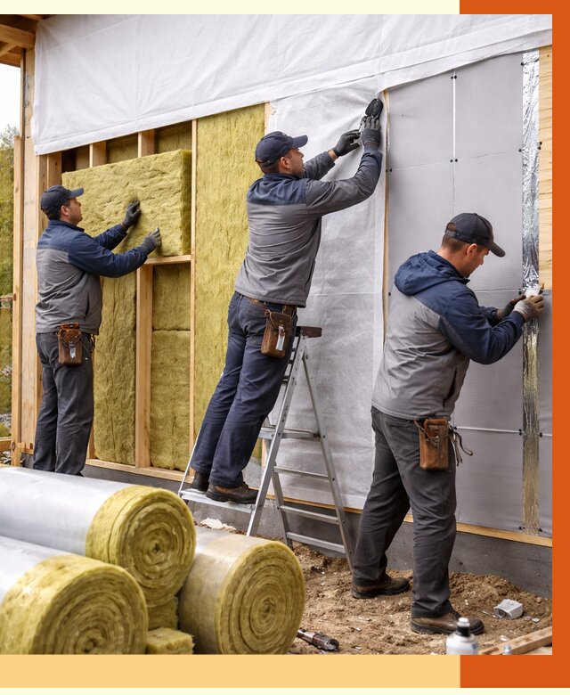 Утепление каркасного дома в Обнинске от 4263 руб./м2 — профессионально | ТепломастерБнн