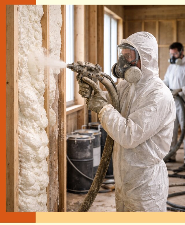 Утепление каркасного дома пенополиуретаном в Обнинске