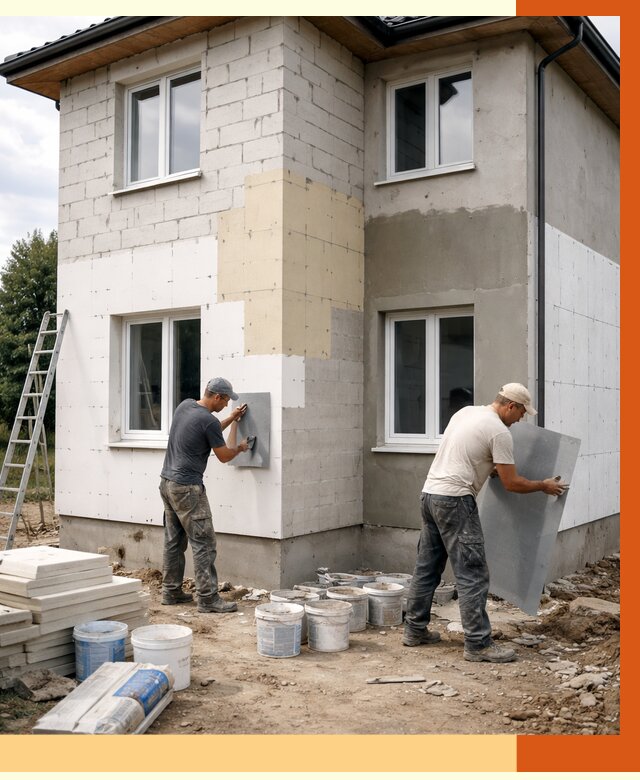 Утепление дома из газобетона в Обнинске от 4263 руб./м² — заказать у ТепломастерБнн