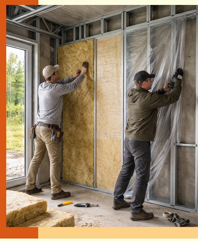 Утепление дома из ЛСТК в Обнинске с гарантией качества и эффективности