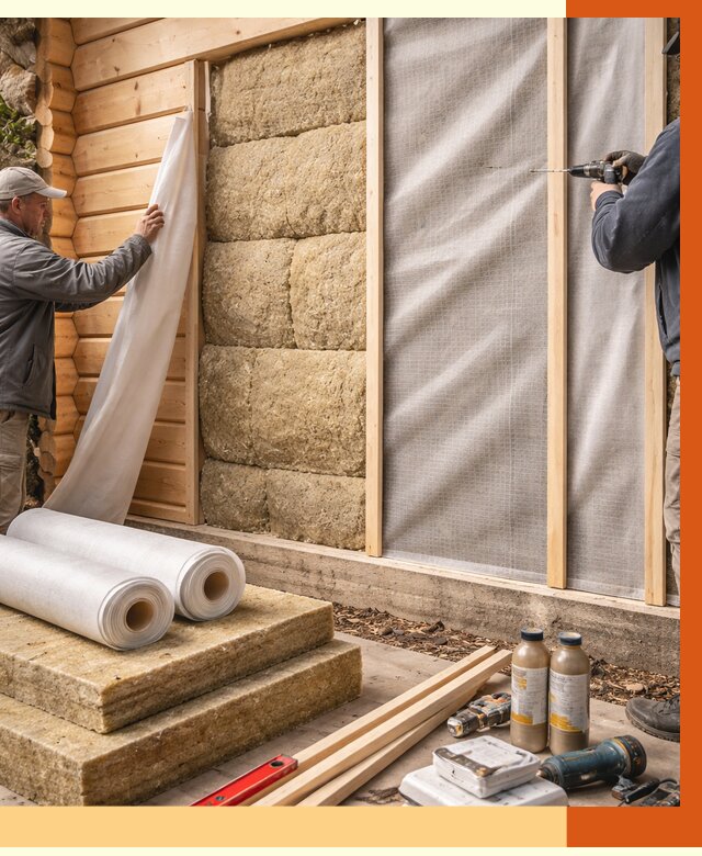 Утепление дома из минибруса в Обнинске от 4568 руб/м2 — заказать профессионально | ТепломастерБнн