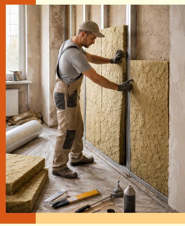 Утепление квартиры в Обнинске — комплексная теплоизоляция стен и полов