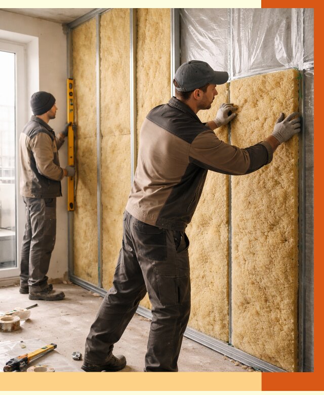 Утепление квартиры изнутри в Обнинске от 4415 руб. за м2 | Проф. работы ТепломастерБнн