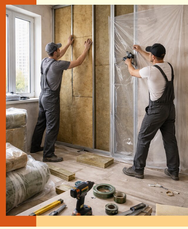 Утепление квартиры изнутри профессионально в Обнинске