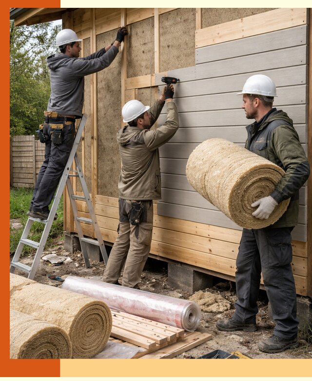 Утепление бани снаружи в Обнинске профессионально и надежно