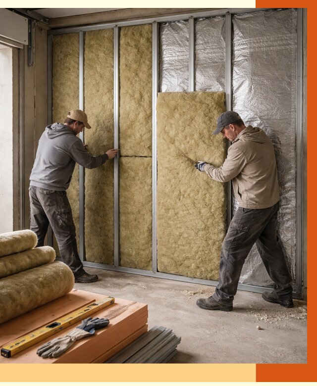 Утепление гаража изнутри в Обнинске от 7613 руб/м2 — работы и цена | ТепломастерБнн