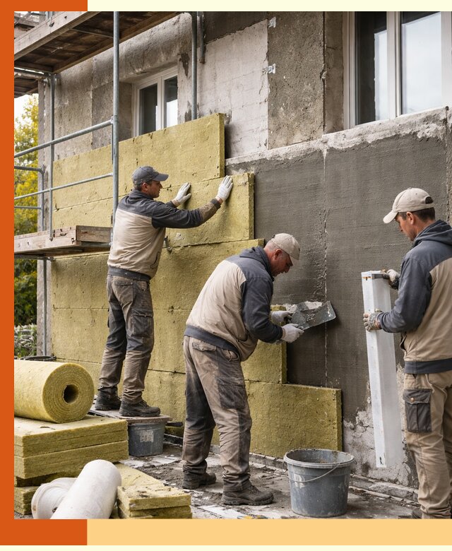 Утепление фасада зданий и домов в Обнинске
