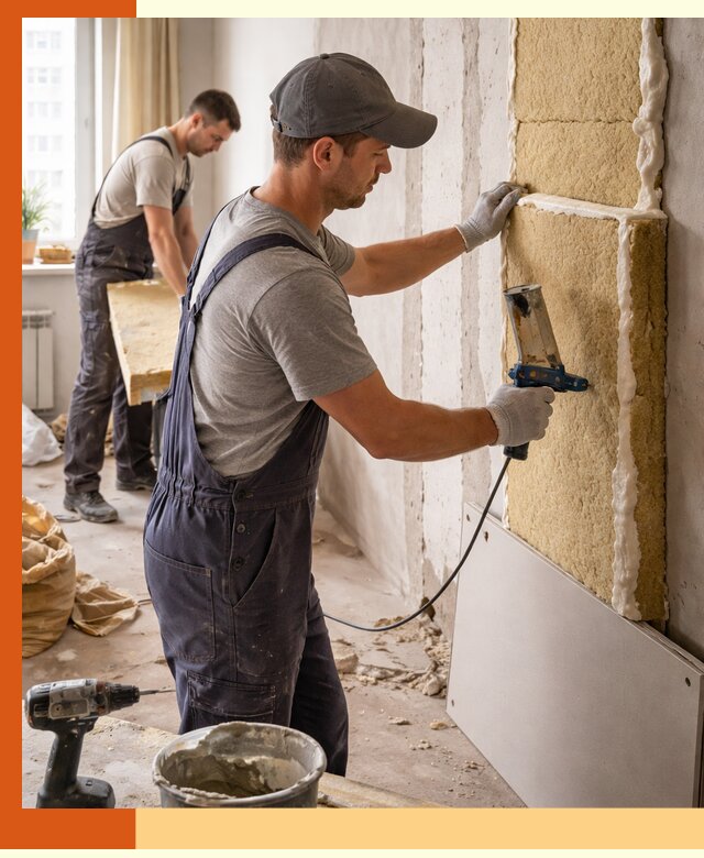 Утепление стен изнутри в Обнинске — качественно и эффективно