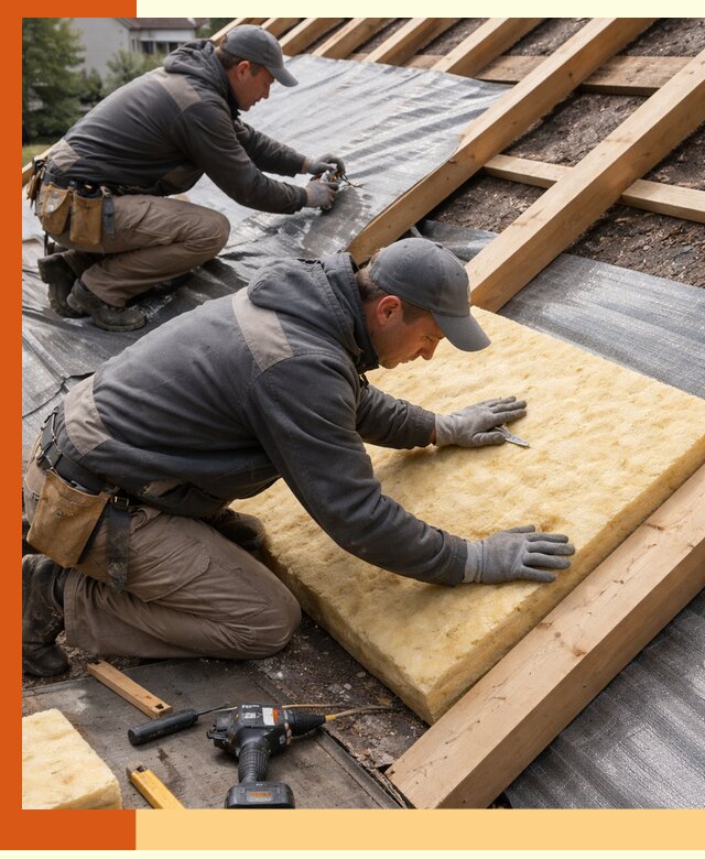 Профессиональное утепление крыши в Обнинске качественно и надежно