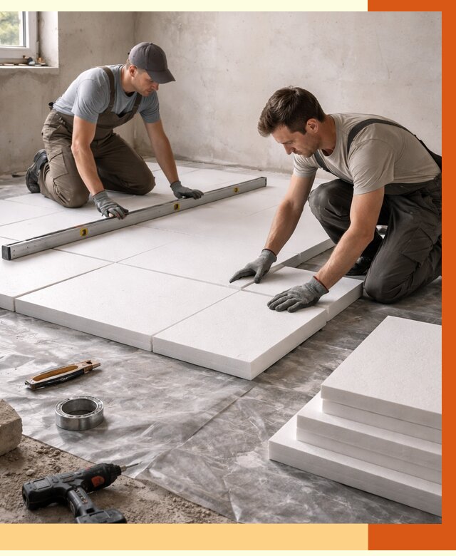 Утепление бетонного пола в Обнинске от 2538 руб/м2 — монтаж и цена | ТепломастерБнн