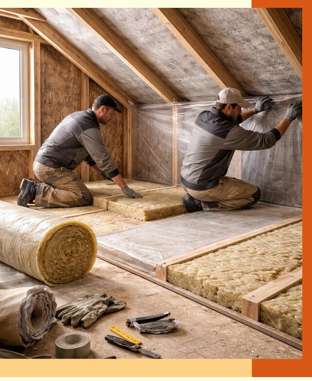 Утепление чердака в Обнинске от 7613 руб/м² — теплоизоляция и комплексное утепление под ключ | ТепломастерБнн