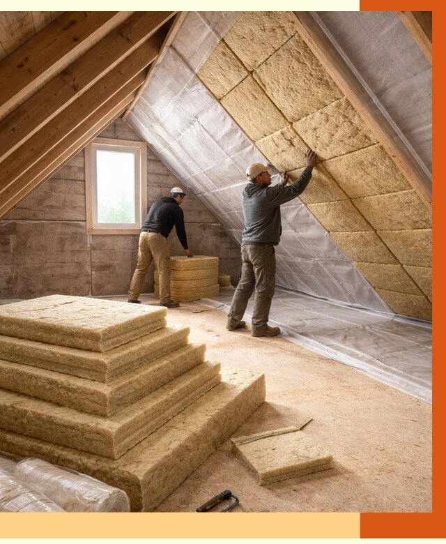 Утепление мансарды в Обнинске от 2538 руб/м2 — комплексно и под ключ | ТепломастерБнн