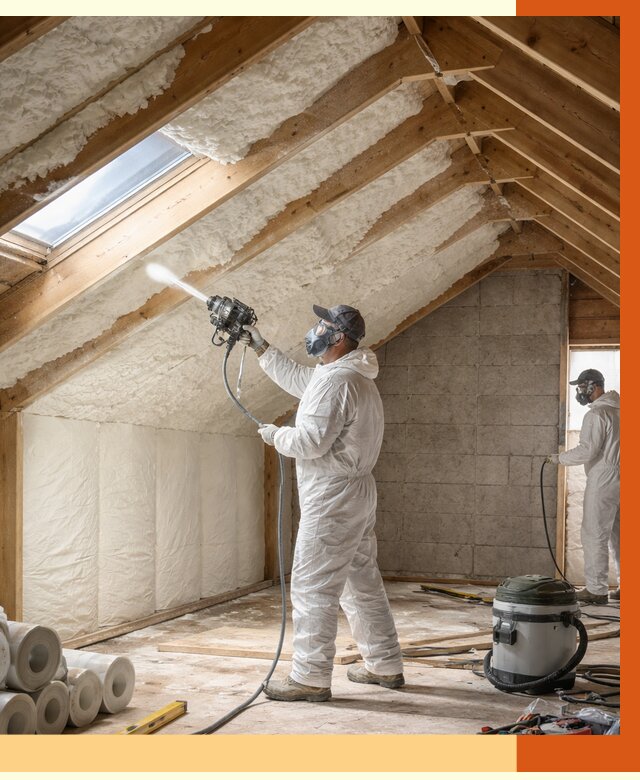 Утепление мансарды ППУ в Обнинске от 2791 руб./м² — заказать под ключ | ТепломастерБнн