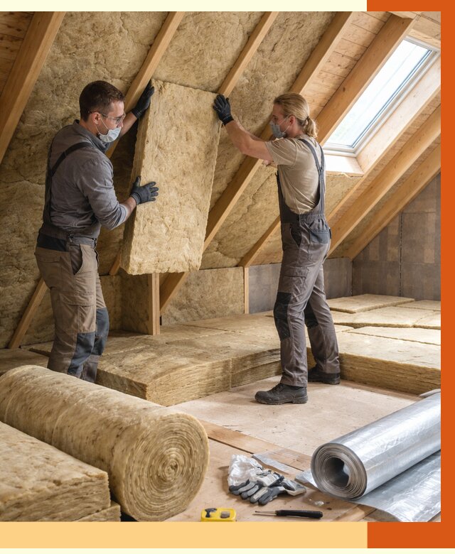 Утепление мансарды минватой в Обнинске от 4263 руб./м2 — монтаж и пароизоляция | ТепломастерБнн
