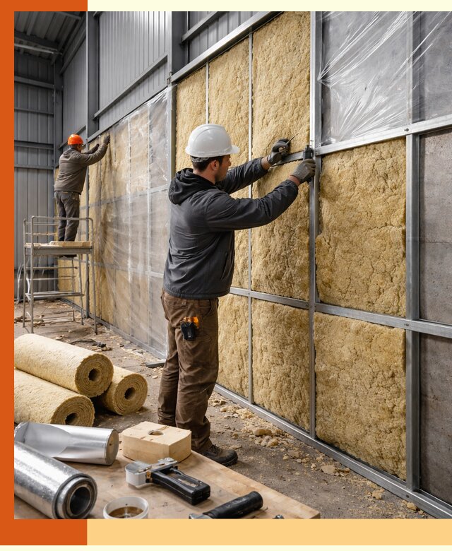 Утепление ангара в Обнинске — профессиональная теплоизоляция помещений