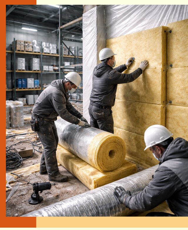 Утепление склада химсырья в Обнинске: безопасная и эффективная изоляция