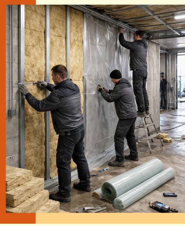 Профессиональное утепление автомойки в Обнинске для любого типа помещений