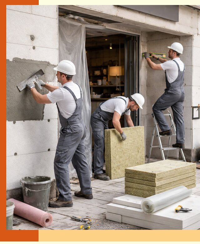 Утепление кафе в Обнинске: профессиональная теплоизоляция и монтаж