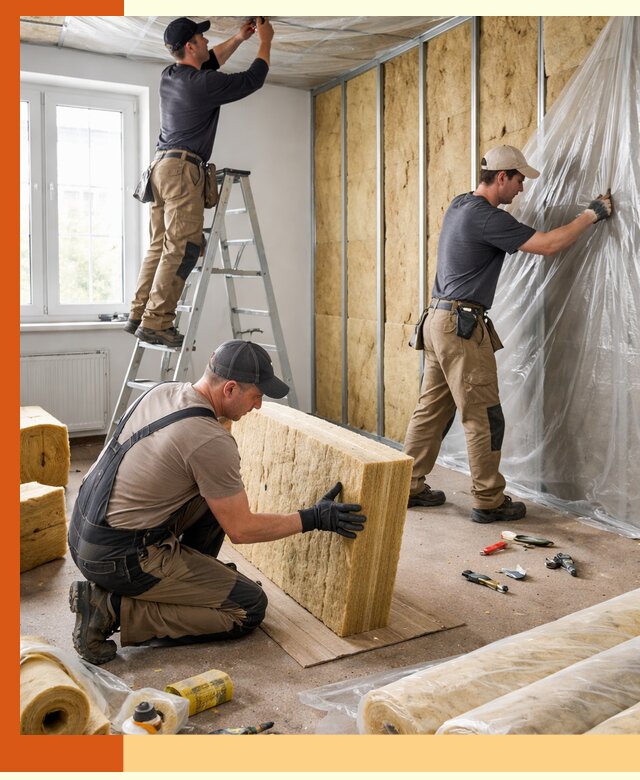 Утепление офисных помещений под ключ в Обнинске