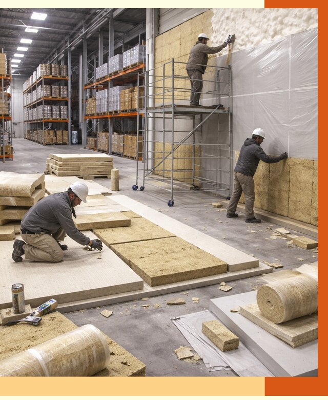 Утепление складского терминала в Обнинске от 7613 руб./м² под ключ | ТепломастерБнн