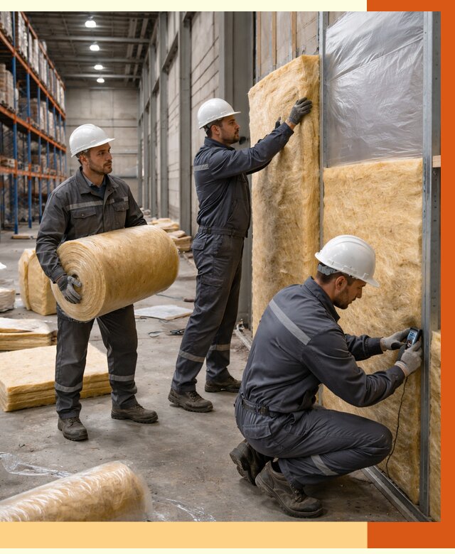 Утепление логистического центра в Обнинске от 4568 руб/м² под ключ | ТепломастерБнн