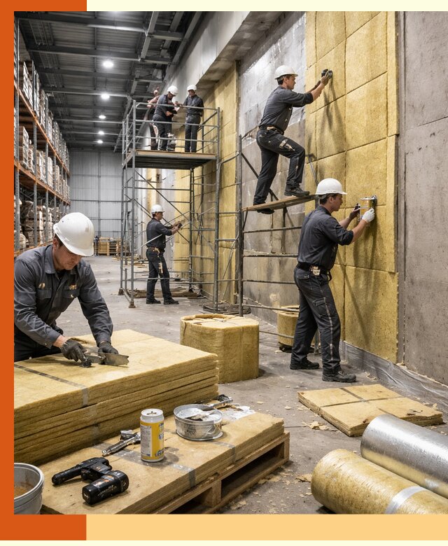 Утепление логистического центра в Обнинске качественно и экономично