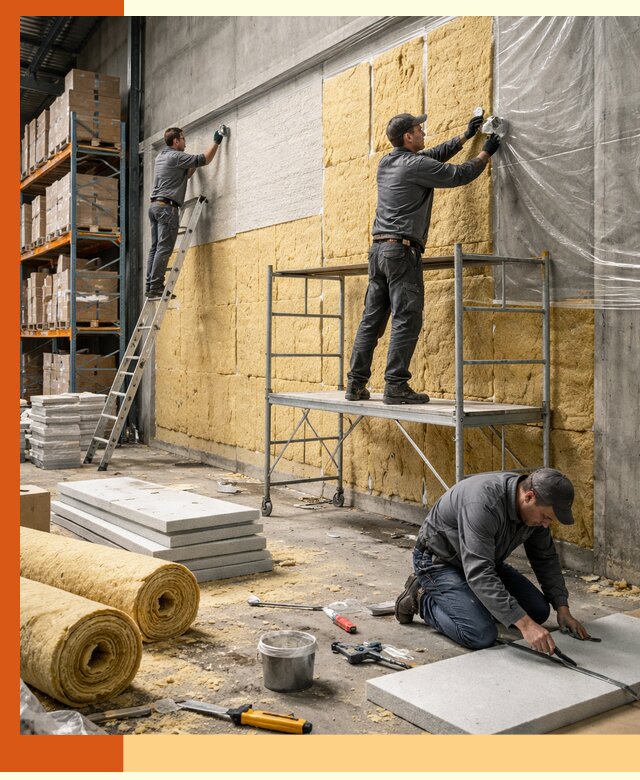 Утепление холодного склада под ключ в Обнинске