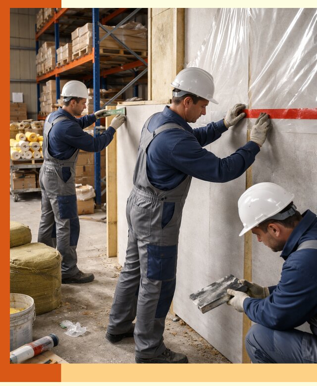 Утепление теплого склада под ключ в Обнинске