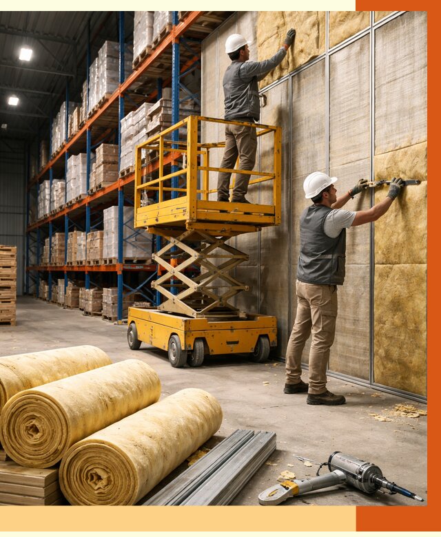 Утепление торгового склада в Обнинске от 3248 руб/м2 — комплексно и под ключ | ТепломастерБнн