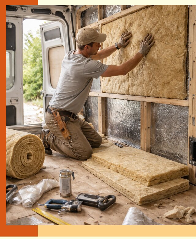 Утепление кемпера под ключ в Обнинске с гарантией качества