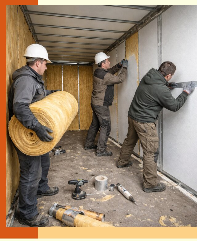 Утепление рефрижераторного контейнера в Обнинске профессионально и надежно