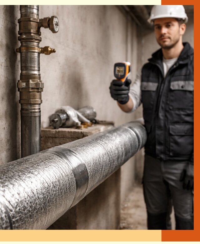 Утепление труб водоснабжения в Обнинске от 8628 руб. за м² — услуги ТепломастерБнн