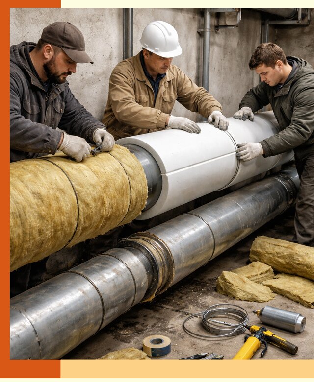 Утепление трубопровода в Обнинске с гарантией энергоэффективности