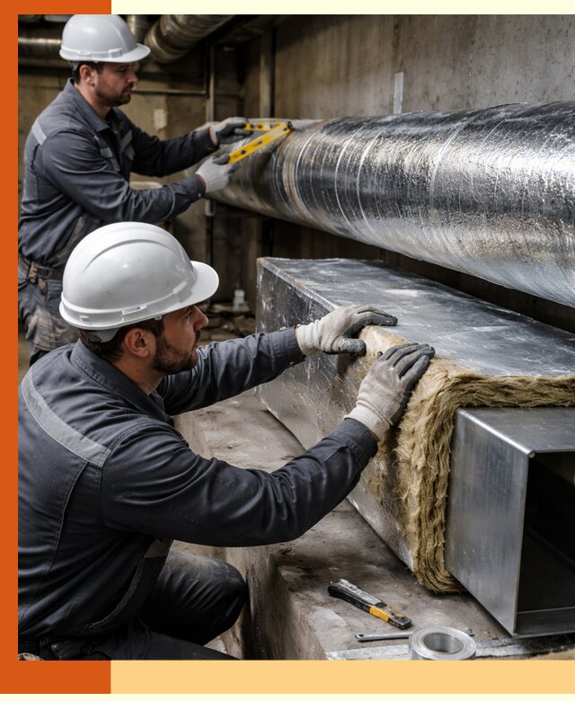 Профессиональное утепление воздуховодов и теплоизоляция в Обнинске