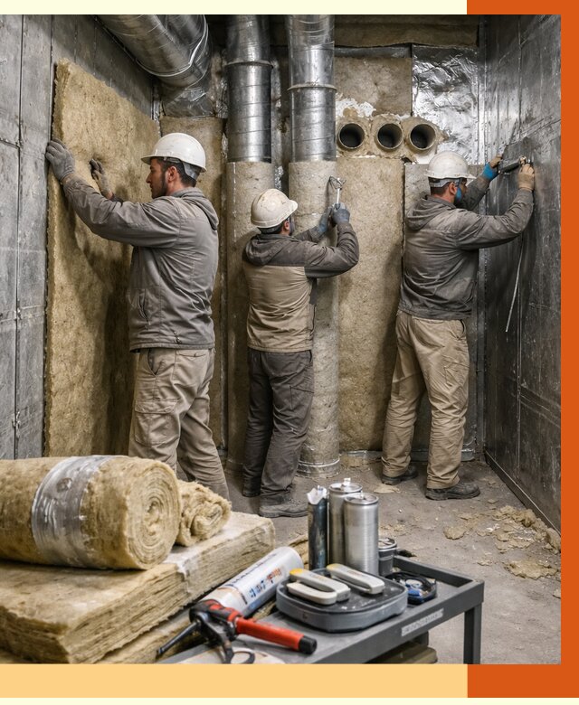 Утепление венткамеры в Обнинске под ключ от 1472 руб. — профессионально | ТепломастерБнн