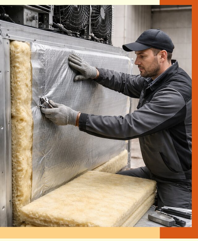 Утепление холодильного агрегата в Обнинске от 8628 руб. под ключ | ТепломастерБнн