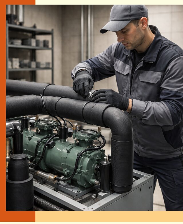 Утепление холодильного агрегата и теплоизоляция в Обнинске