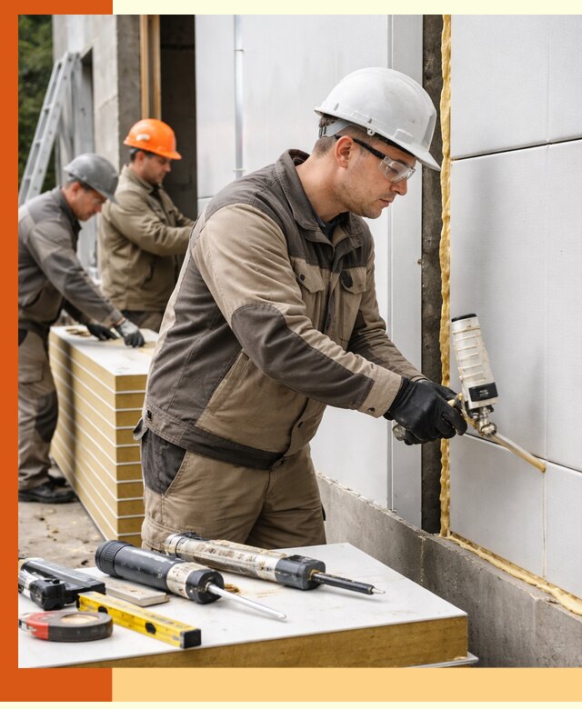 Утепление сэндвич-панелей пенополиуретаном в Обнинске