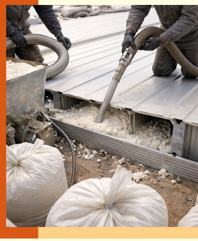 Заполнение пустот кровельных панелей пенными и мокрыми герметиками в Обнинске