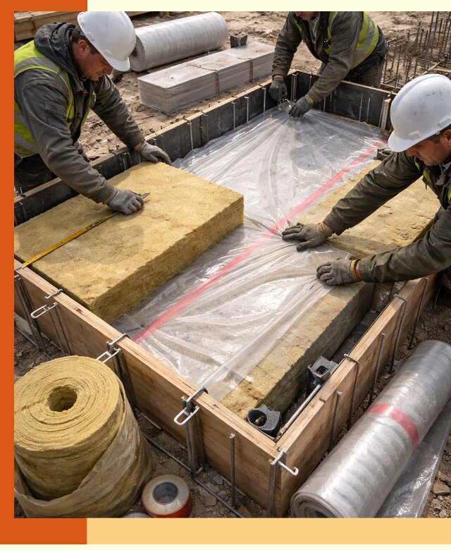 Теплоизоляция опалубки для строительства в Обнинске