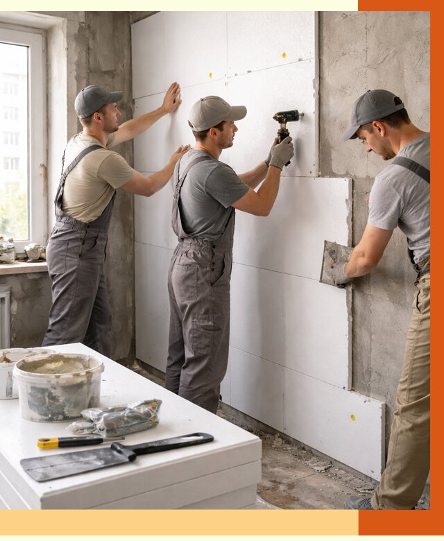 Утепление пенопластом домов и стен в Обнинске от 1878 руб. — ТепломастерБнн