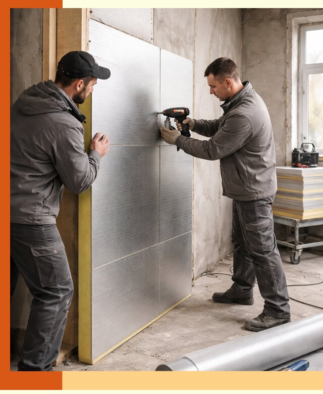 Утепление PIR панелями домов и зданий в Обнинске