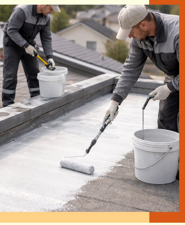 Утепление кровли жидкой теплоизоляцией в Обнинске от 2182 руб./м2 | ТепломастерБнн