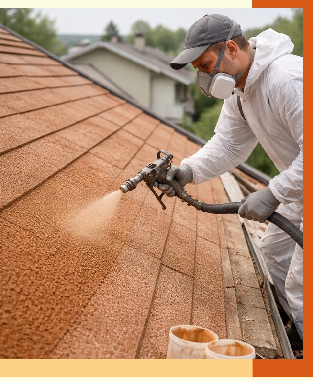 Утепление кровли жидкой пробкой в Обнинске от 2741 руб./м² под ключ | ТепломастерБнн