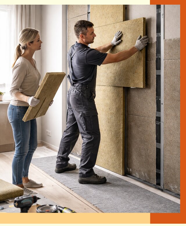 Профессиональная шумоизоляция квартиры в Обнинске от 7613 руб. за м2 | ТепломастерБнн