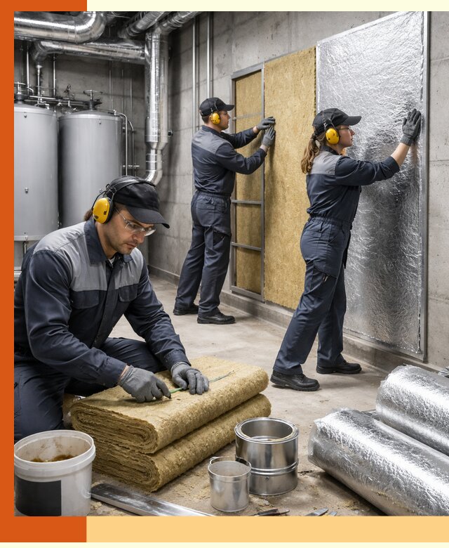 Шумоизоляция котельной в Обнинске: профессиональный монтаж и материалы