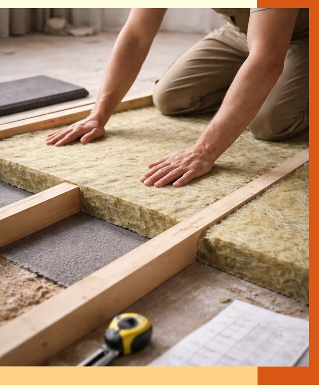 Шумоизоляция пола в Обнинске от 1269 руб./м² — профессиональная звукоизоляция | ТепломастерБнн