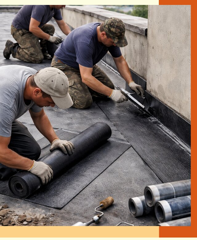 Гидроизоляция кровли в Обнинске от 4568 руб. — профессиональная гидроизоляция крыши | ТепломастерБнн
